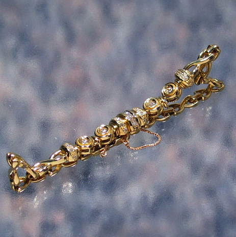 K18 Diamond Bracelet 0.40ct