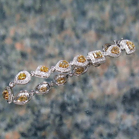 K18WG Diamond Bracelet 4.95cts 1.65cts