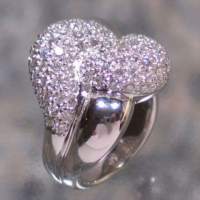K18WG Diamond 2.05cts Ring