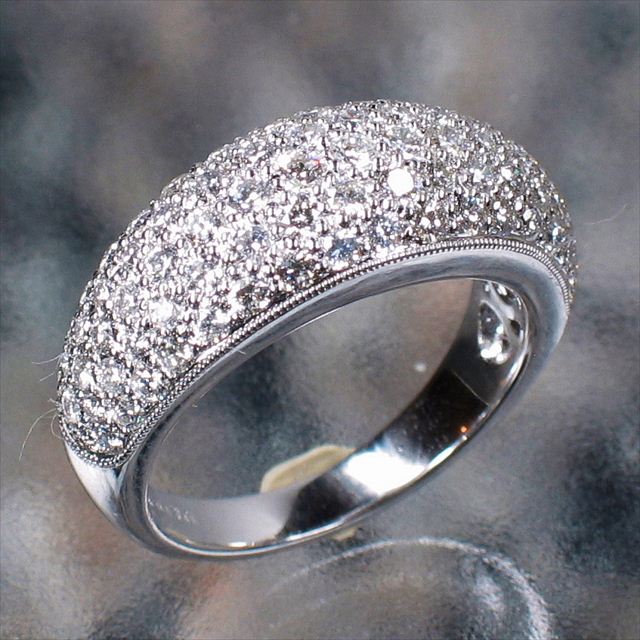 K18WG Diamond 1.70cts Ring