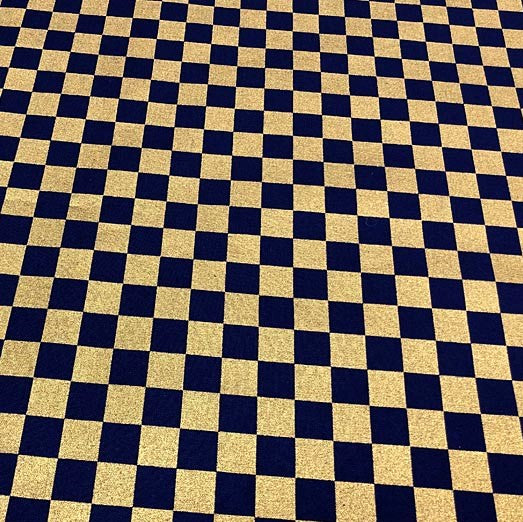 【生地B】金襴 市松