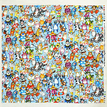 【生地A】仮装したネコ達