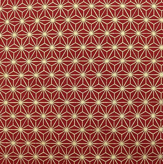 【生地B】ラメ麻の葉