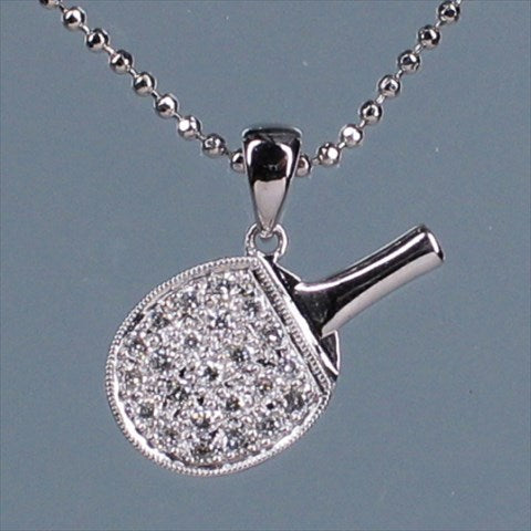 【GEM RACKET】 K18WG Pendant Diamond