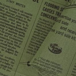 【生地A】ニュースペーパー