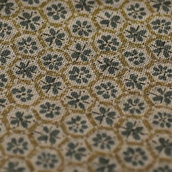 【生地A】小紋 六角形 亀甲