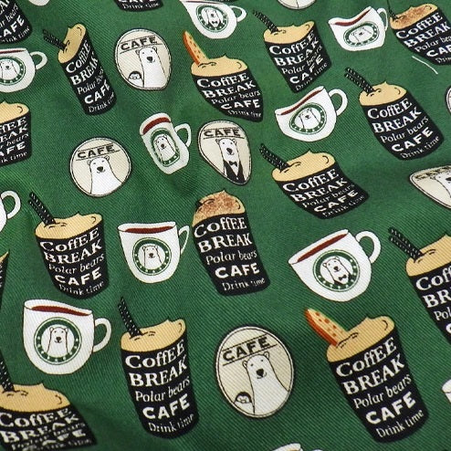 【生地A】ベアーコーヒーブレイク小柄