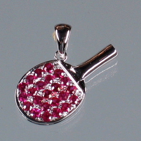 【GEM RACKET】 K18WG Pendant Ruby