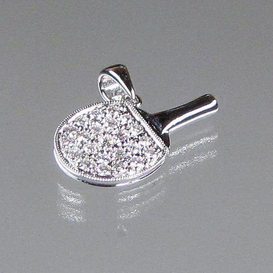 【GEM RACKET】 K18WG Pendant Diamond
