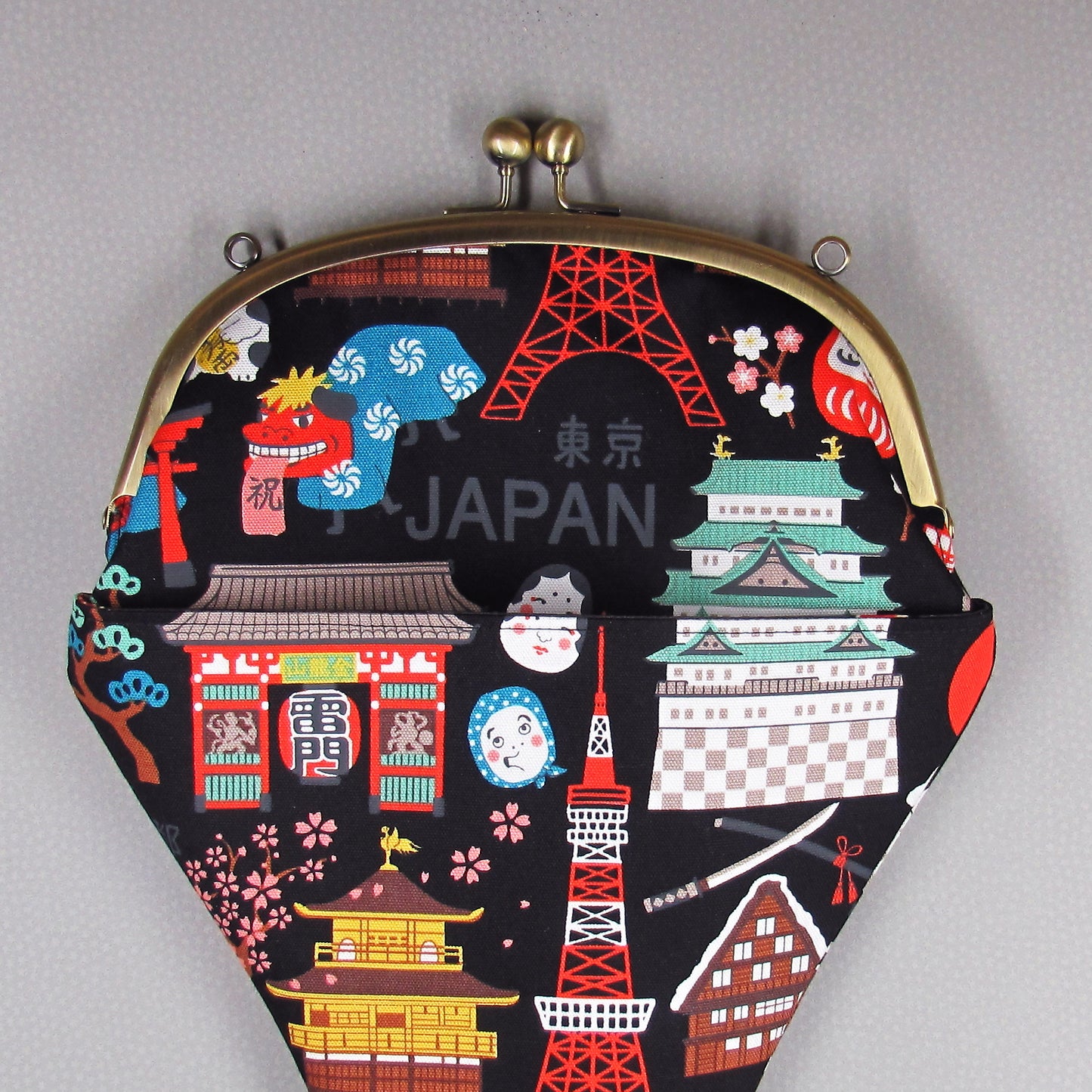 【がま口】 HELLO JAPANと寿司