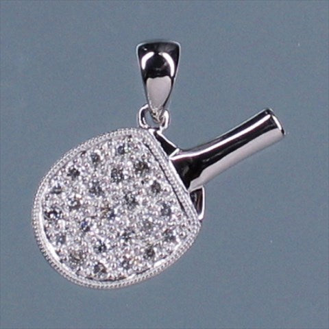 【GEM RACKET】 K18WG Pendant Diamond