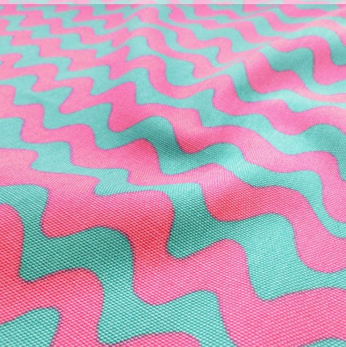 【生地A】 カラフルウェーブ