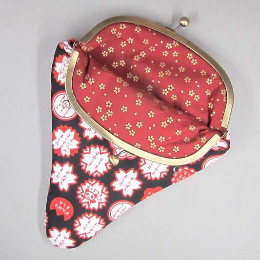 【がま口】 よくできましたと小桜