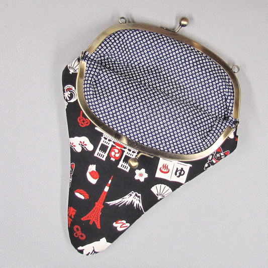 【がま口】 東京と鹿の子