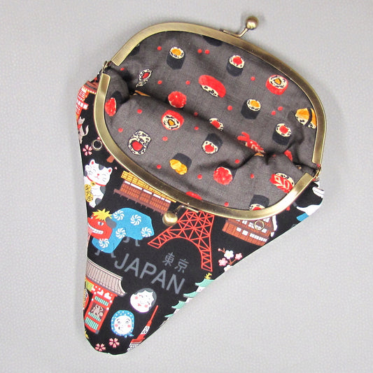 【がま口】 HELLO JAPANと寿司