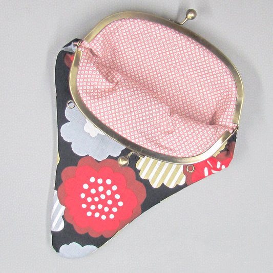 【がま口】 コスモと鹿の子