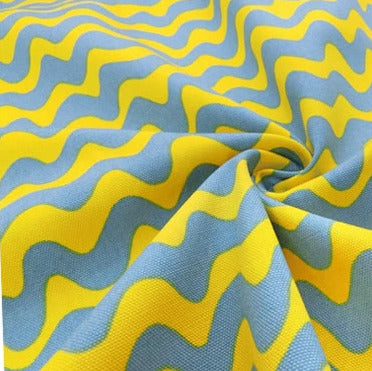 【生地A】 カラフルウェーブ