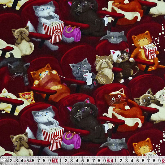 【生地A】映画鑑賞のネコ
