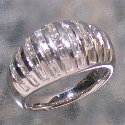 Pt900 Diamond 2.00cts Ring