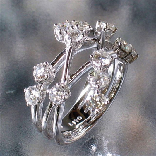 K18WG Diamond 1.50cts Ring