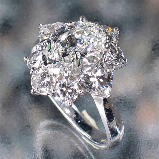 K18WG Diamond 2.009cts 1.57cts Ring