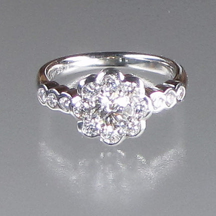 PT900 Diamond 0.55ct 0.55ct Ring