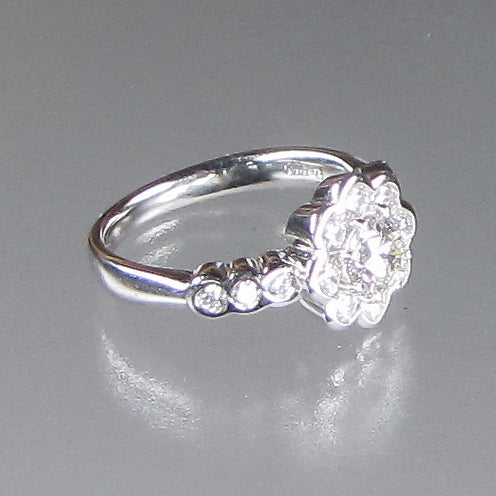 PT900 Diamond 0.55ct 0.55ct Ring