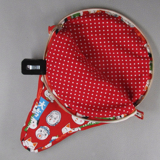 【ジッパー】 お面とドット