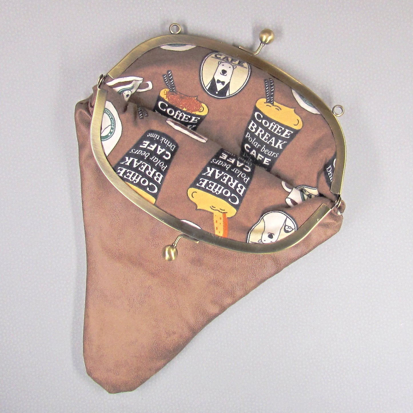 【生地B】ベアーコーヒーブレイク大柄