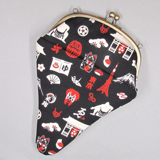 【がま口】 東京と鹿の子