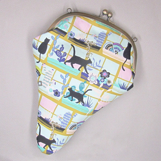 【がま口】 オーミャーオとねこフェイス