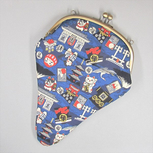 【がま口】 ザ・日本と市松